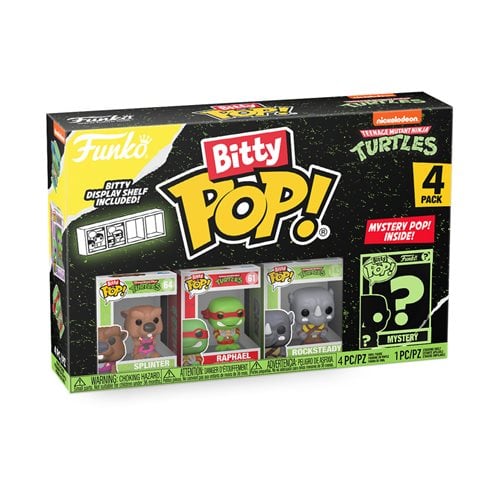 Funko Bitty Pop! Teenage Mutant Ninja Turtles Comics Mini-Figure 4-Pack - Select Set(s) - Just $14.24! Shop now at Retro Gaming of Denver