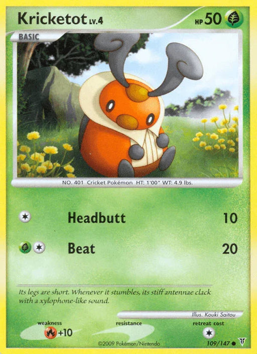 Kricketot (109/147) [Platinum: Supreme Victors] - for just $0.15! 