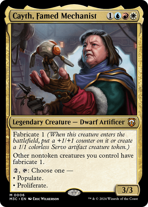 Cayth, Famed Mechanist (M3C-006) - Modern Horizons 3 Commander - for just $0.12! 