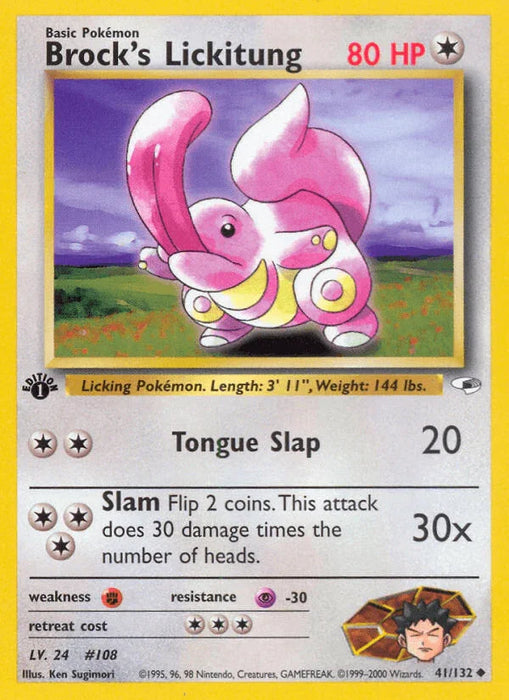 Brock's Lickitung (41/132) [Gym Heroes 1st Edition] - for just $1.10! 