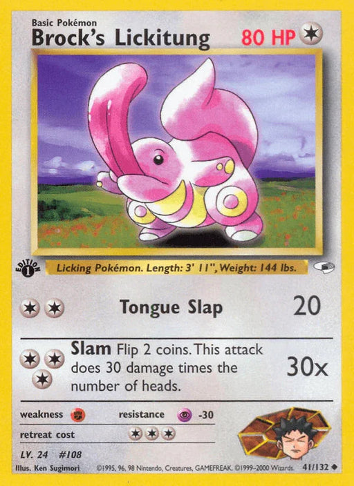 Brock's Lickitung (41/132) [Gym Heroes 1st Edition] - for just $1.10! 