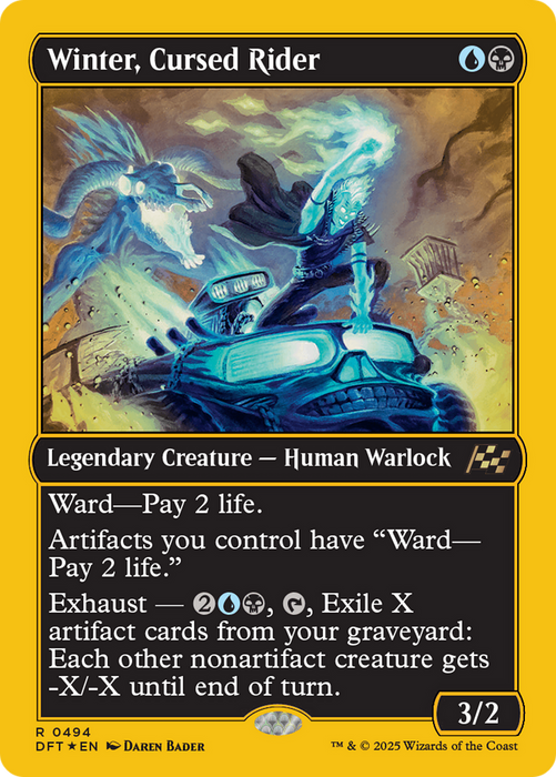 Winter, Cursed Rider (DFT-494) - Aetherdrift Foil - for just $0.23! 