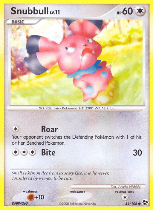 Snubbull (84/106) [Diamond & Pearl: Great Encounters] - for just $0.25! 