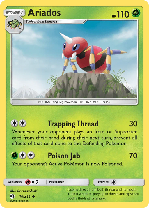 Ariados (10/214) [Sun & Moon: Lost Thunder] - for just $0.10! 