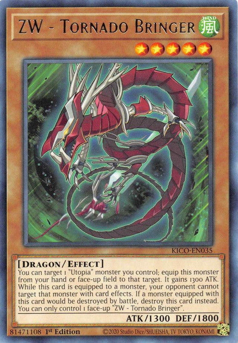 ZW - Tornado Bringer [KICO-EN035] Rare - for just $0.10! 