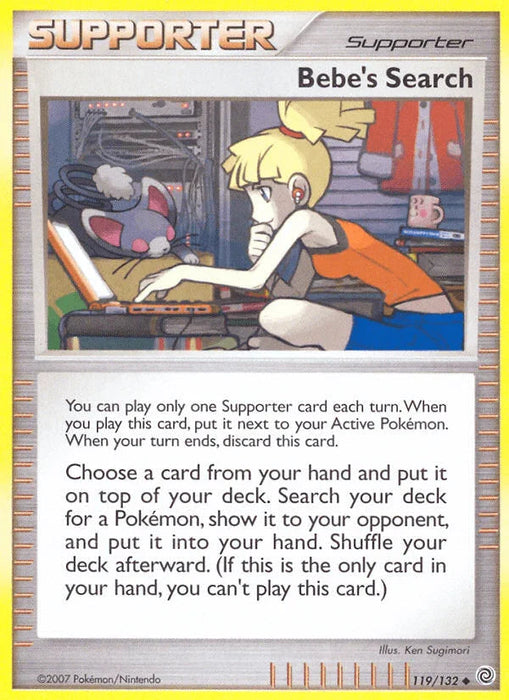 Bebe's Search (119/132) [Diamond & Pearl: Secret Wonders] - for just $0.25! 