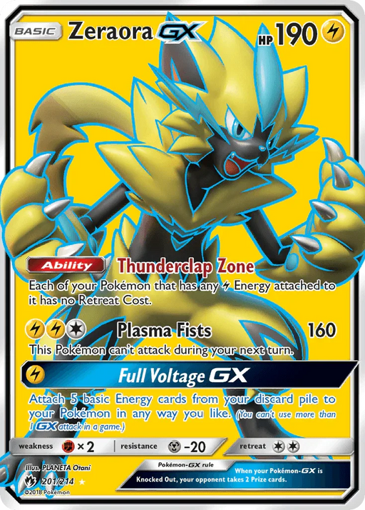 Zeraora GX (201/214) [Sun & Moon: Lost Thunder] - for just $12.70! 