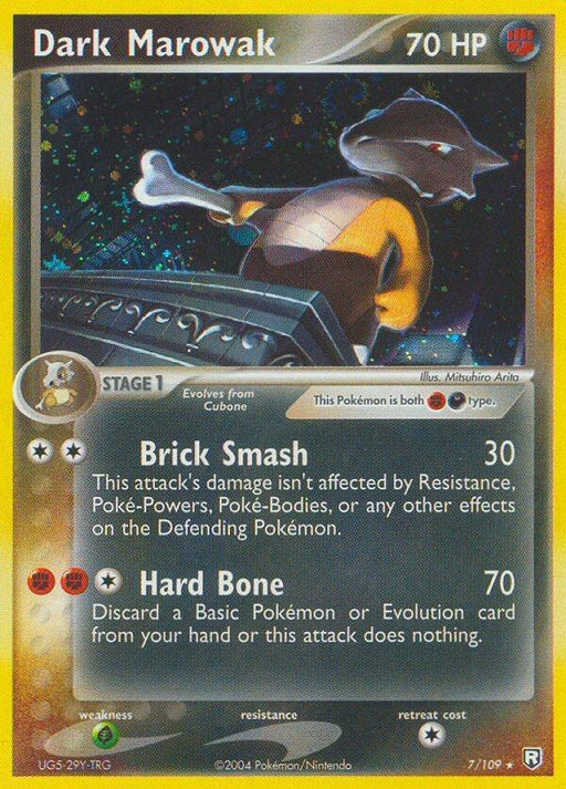 Dark Marowak (7/109) (Theme Deck Exclusive) [EX: Team Rocket Returns] - for just $5.35! 