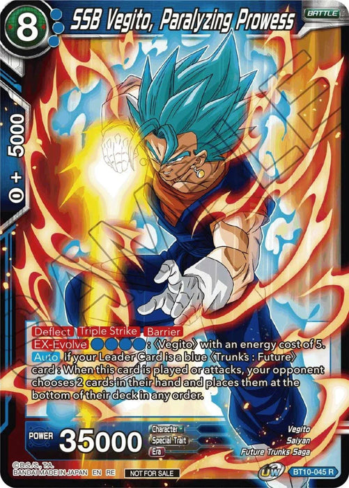 SSB Vegito, Paralyzing Prowess (Championship Selection Pack 2023 Vol.1) (BT10-045) [Tournament Promotion Cards] - for just $2! 