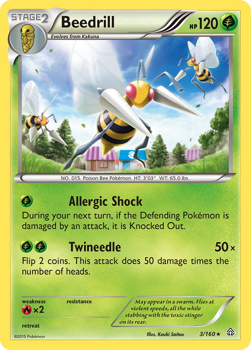 Beedrill (3/160) [XY: Primal Clash] - Just $0.15! Shop now at Retro Gaming of Denver