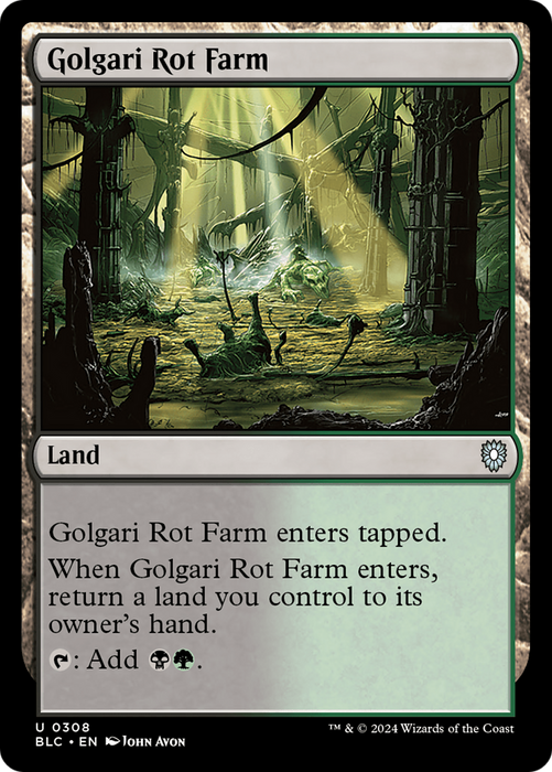 Golgari Rot Farm (BLC-308) - Bloomburrow Commander - for just $0.10! 