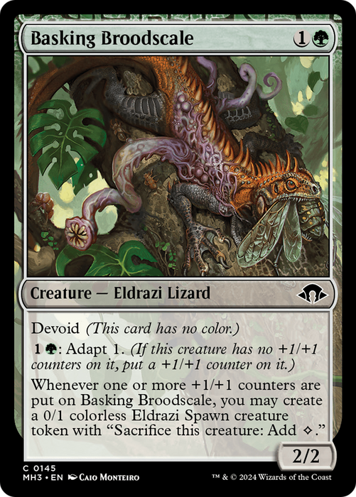 Basking Broodscale (MH3-145) - Modern Horizons 3: (devoid) - for just $0.10! 