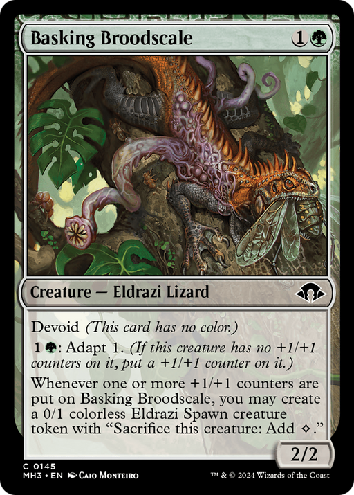Basking Broodscale (MH3-145) - Modern Horizons 3: (devoid) - for just $0.04! 