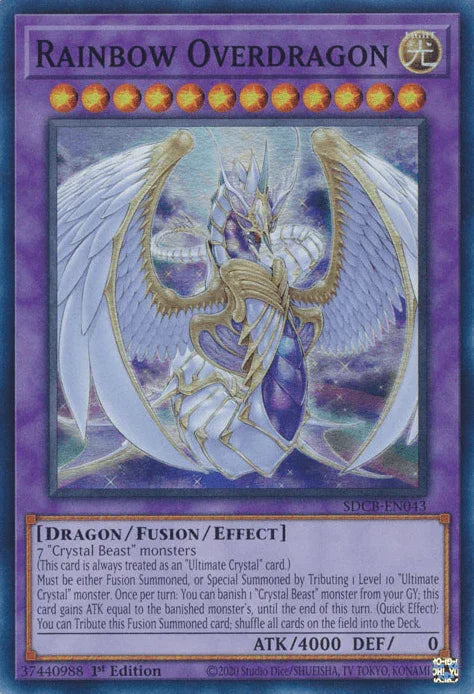 Rainbow Overdragon [SDCB-EN043] Super Rare - for just $0.10! 