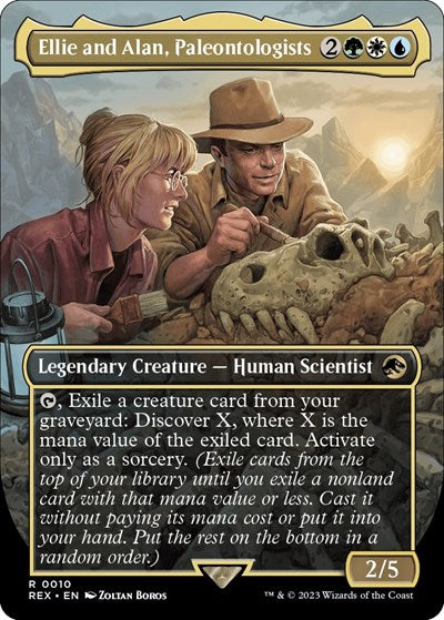 Ellie and Alan, Paleontologists (Borderless) (Universes Beyond: Jurassic World Collection) Light Play - for just $0! 