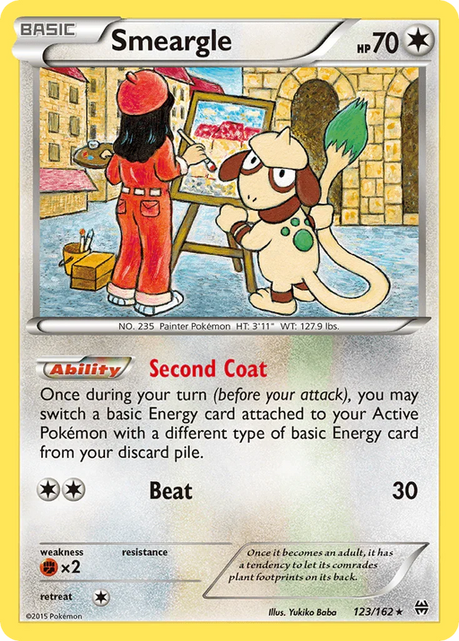 Smeargle (123/162) [XY: BREAKthrough] - for just $0.20! 