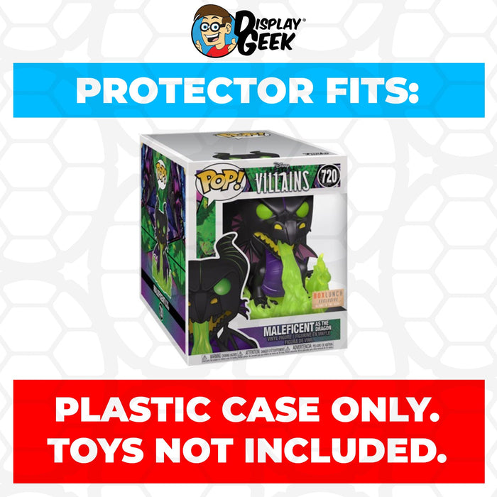 Pop Protector for 6 inch Maleficent as the Dragon Glow #720 Super Funko Pop - Just $13.99! Shop now at Retro Gaming of Denver