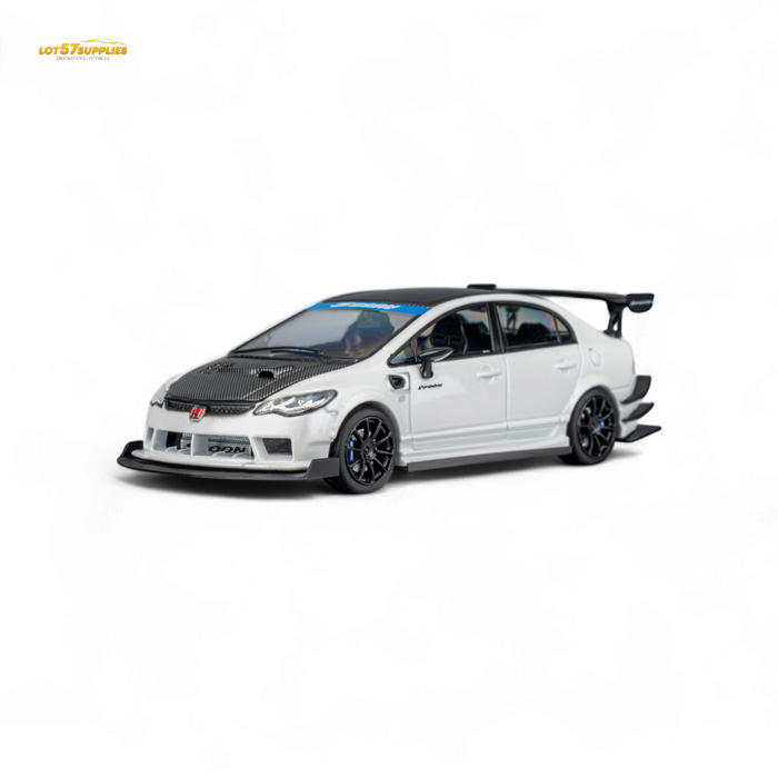 Microturbo Honda Civic Type R FD2 Spoon Sports Metallic White 1:64 - for just $39.99! 