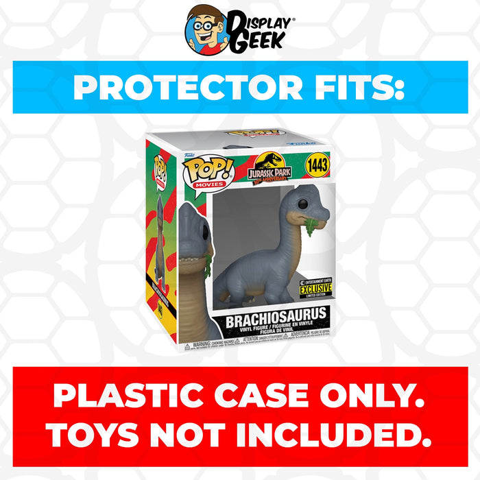 Pop Protector for 6 inch Jurassic Park Brachiosaurus #1443 EE Super Funko Pop - Just $13.99! Shop now at Retro Gaming of Denver