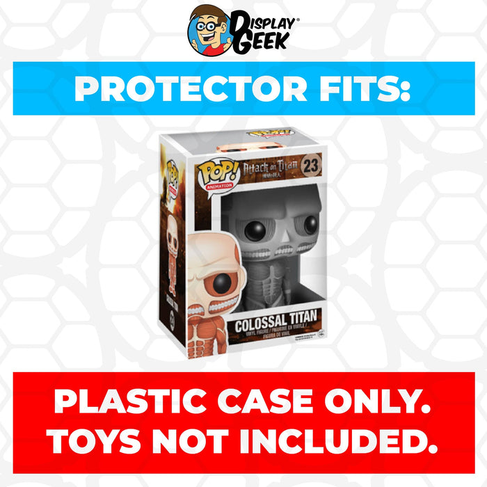 Pop Protector for 6 inch Colossal Titan #23 Super Size Funko Pop - Just $13.99! Shop now at Retro Gaming of Denver