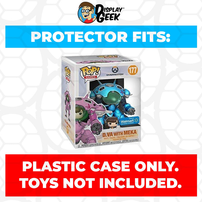 Pop Protector for 6 inch D.Va with MEKA Blueberry #177 Super Funko Pop - Just $13.99! Shop now at Retro Gaming of Denver