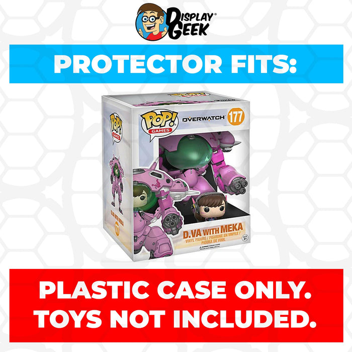 Pop Protector for 6 inch D.Va with MEKA Carbon Fiber #177 Super Funko Pop - Just $13.99! Shop now at Retro Gaming of Denver