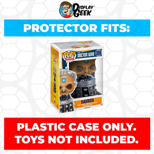 Pop Protector for 6 inch Doctor Who Davros #359 Super Size Funko Pop - Just $13.99! Shop now at Retro Gaming of Denver