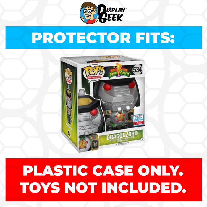 Pop Protector for 6 inch Dragonzord NYCC #534 Super Funko Pop - Just $13.99! Shop now at Retro Gaming of Denver