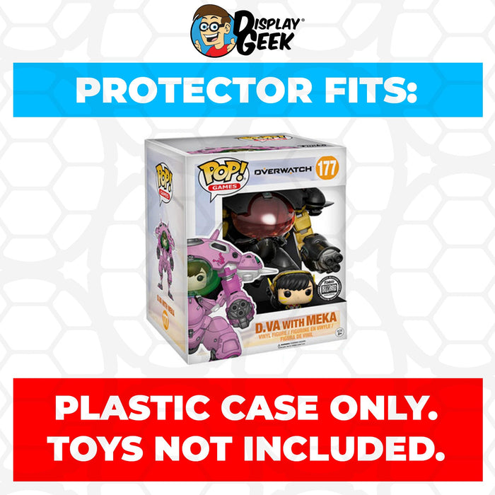 Pop Protector for 6 inch D.Va with MEKA Carbon Fiber #177 Super Funko Pop - Just $13.99! Shop now at Retro Gaming of Denver