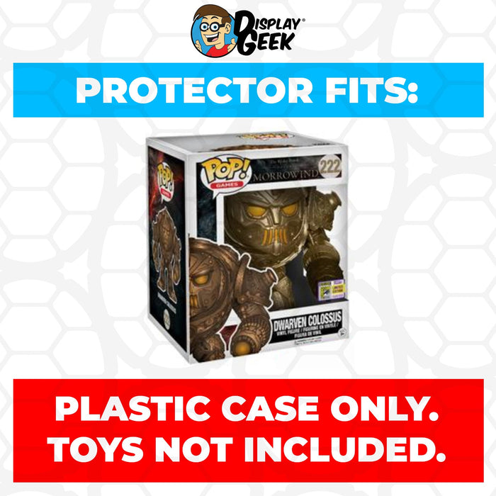 Pop Protector for 6 inch Dwarven Colossus SDCC #222 Super Funko Pop - Just $13.99! Shop now at Retro Gaming of Denver