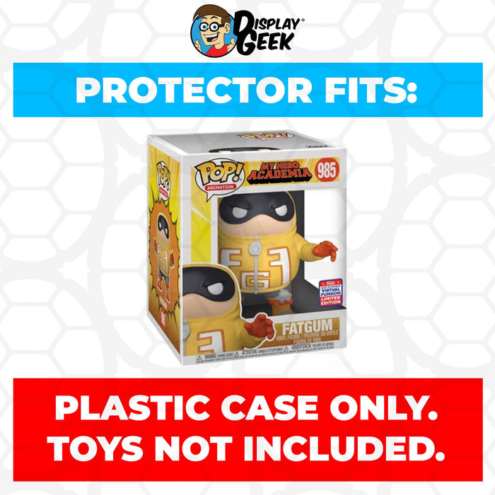 Pop Protector for 6 inch Fatgum HLB Baseball Metallic #1332 Super Size Funko Pop - for just $13.99! 
