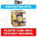 Pop Protector for 6 inch Fatgum HLB Baseball Metallic #1332 Super Size Funko Pop - for just $13.99! 