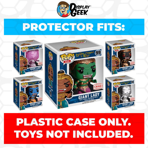 Pop Protector for 6 inch Giant Lady Light Blue #99 Super Funko Pop - Just $13.99! Shop now at Retro Gaming of Denver