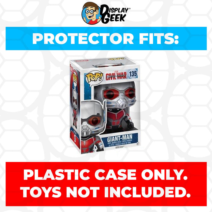 Pop Protector for 6 inch Giant-Man Civil War #135 Super Funko Pop - Just $13.99! Shop now at Retro Gaming of Denver