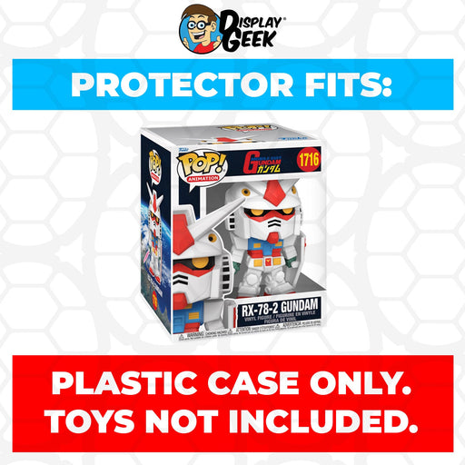 Pop Protector for 6 inch RX-78-2 Gundam Super Size Funko Pop - Just $13.99! Shop now at Retro Gaming of Denver