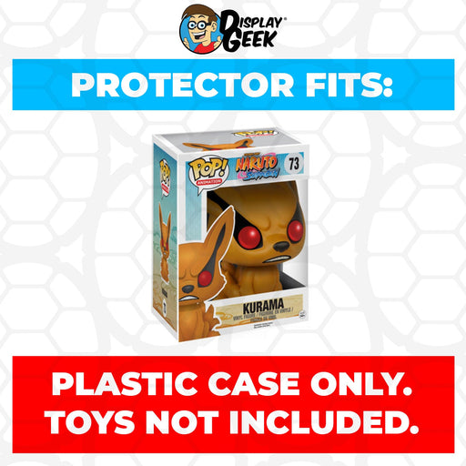 Pop Protector for 6 inch Kurama #73 Super Funko Pop - for just $13.99! 