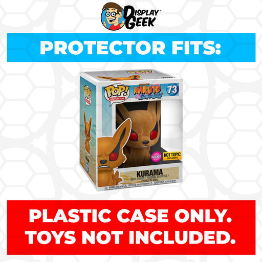 Pop Protector for 6 inch Kurama Flocked #73 Super Funko Pop - for just $13.99! 