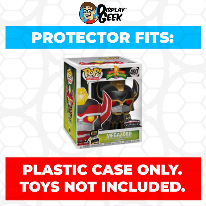 Pop Protector for 6 inch Megazord Black & Gold #497 Super Funko Pop - Just $13.99! Shop now at Retro Gaming of Denver