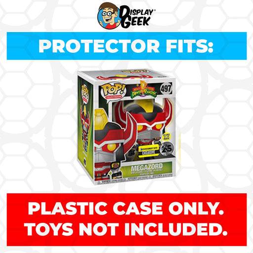 Pop Protector for 6 inch Megazord EE Glow #497 Super Funko Pop - Just $13.99! Shop now at Retro Gaming of Denver