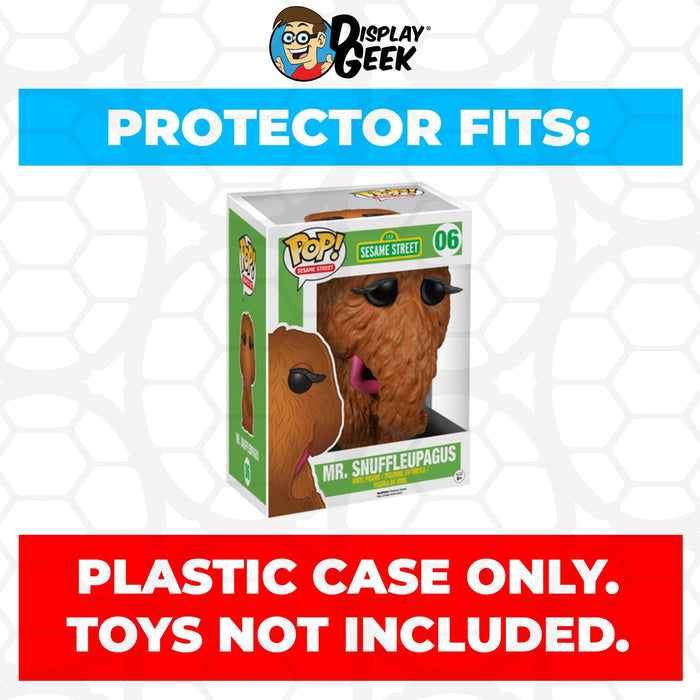 Pop Protector for 6 inch Mr. Snuffleupagus #05 Super Funko Pop - Just $13.99! Shop now at Retro Gaming of Denver