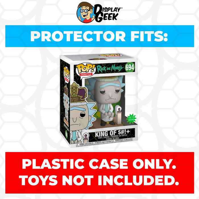 Pop Protector for 6 inch King of Shh with Sound #694 Funko Pop - Just $13.99! Shop now at Retro Gaming of Denver