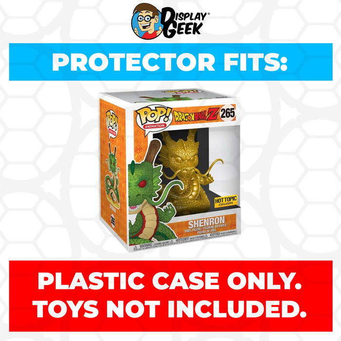 Pop Protector for 6 inch Shenron Golden #265 Super Funko Pop - Just $13.99! Shop now at Retro Gaming of Denver