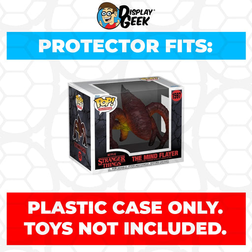 Pop Protector for 6 inch The Mind Flayer #1597 Super Funko Pop - Just $13.99! Shop now at Retro Gaming of Denver