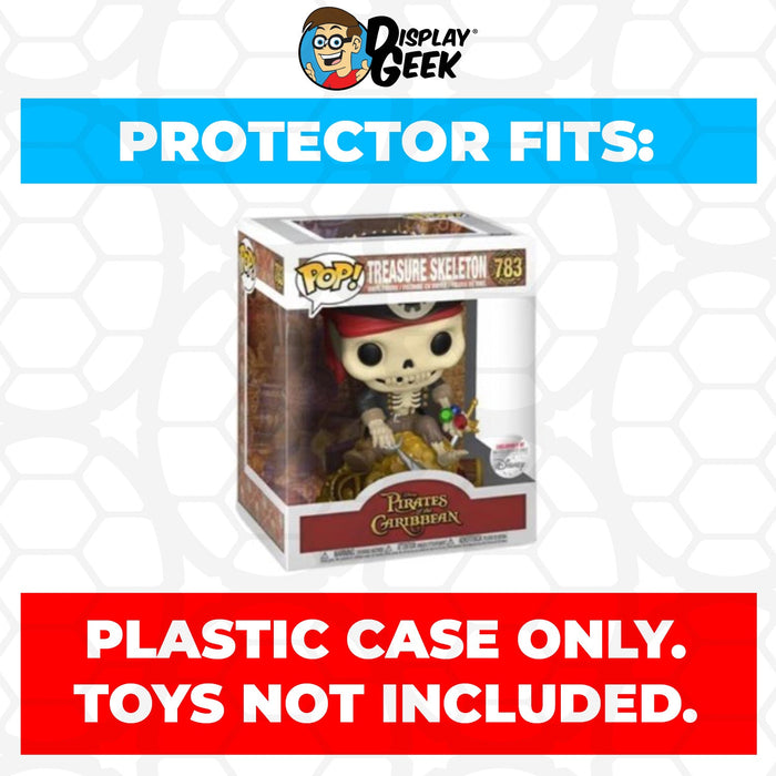 Pop Protector for 6 inch Treasure Skeleton #783 Super Funko Pop - Just $13.99! Shop now at Retro Gaming of Denver