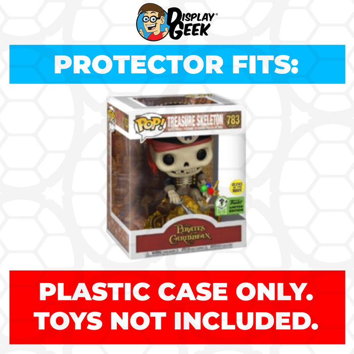 Pop Protector for 6 inch Treasure Skeleton Glow ECCC #783 Super Funko Pop - for just $13.99! 
