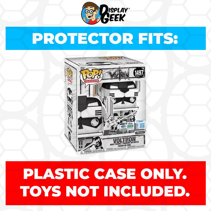 Pop Protector for 6 inch Voltron WonderCon #1497 Super Funko Pop - for just $13.99! 