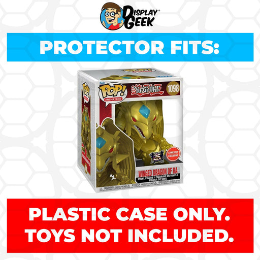 Pop Protector for 6 inch Winged Dragon Of Ra #1098 Super Funko Pop - Just $13.99! Shop now at Retro Gaming of Denver