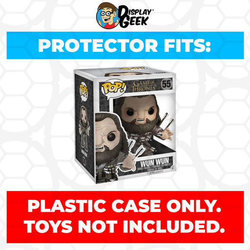 Pop Protector for 6 inch Wun Wun #55 Super Funko Pop - Just $13.99! Shop now at Retro Gaming of Denver