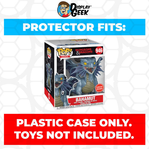 Pop Protector for 6 inch Bahamut #946 Super Size Funko Pop - for just $13.99! 