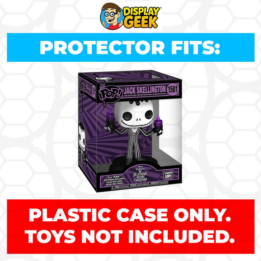 Pop Protector for 6 inch Jack Skellington Lights & Sound #1501 Super Size Funko - for just $13.99! 